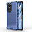 Coque Rebord Contour Silicone et Vitre Transparente Housse Etui 360 Degres AM1 pour Oppo Reno10 Pro 5G Bleu