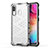 Coque Rebord Contour Silicone et Vitre Transparente Housse Etui 360 Degres AM1 pour Samsung Galaxy A30 Petit