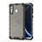Coque Rebord Contour Silicone et Vitre Transparente Housse Etui 360 Degres AM1 pour Samsung Galaxy M30 Noir
