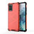 Coque Rebord Contour Silicone et Vitre Transparente Housse Etui 360 Degres AM1 pour Samsung Galaxy S20 Plus 5G Rouge