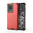 Coque Rebord Contour Silicone et Vitre Transparente Housse Etui 360 Degres AM1 pour Samsung Galaxy S20 Ultra 5G Rouge