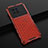 Coque Rebord Contour Silicone et Vitre Transparente Housse Etui 360 Degres AM1 pour Vivo X80 5G Rouge
