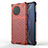 Coque Rebord Contour Silicone et Vitre Transparente Housse Etui 360 Degres AM1 pour Vivo X90 5G Rouge