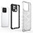 Coque Rebord Contour Silicone et Vitre Transparente Housse Etui 360 Degres AM1 pour Xiaomi Redmi 10 Power Petit