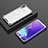 Coque Rebord Contour Silicone et Vitre Transparente Housse Etui 360 Degres AM2 pour Samsung Galaxy M20 Blanc