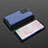 Coque Rebord Contour Silicone et Vitre Transparente Housse Etui 360 Degres AM2 pour Samsung Galaxy Note 20 Ultra 5G Bleu