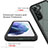 Coque Rebord Contour Silicone et Vitre Transparente Housse Etui 360 Degres M02 pour Samsung Galaxy S21 FE 5G Petit