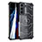 Coque Rebord Contour Silicone et Vitre Transparente Housse Etui 360 Degres M06 pour Samsung Galaxy S21 Plus 5G Noir