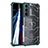Coque Rebord Contour Silicone et Vitre Transparente Housse Etui 360 Degres M06 pour Samsung Galaxy S21 Plus 5G Vert