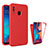 Coque Rebord Contour Silicone et Vitre Transparente Housse Etui 360 Degres MJ1 pour Samsung Galaxy A20 Rouge
