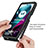 Coque Rebord Contour Silicone et Vitre Transparente Housse Etui 360 Degres pour Motorola Moto Edge S30 5G Petit