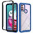 Coque Rebord Contour Silicone et Vitre Transparente Housse Etui 360 Degres pour Motorola Moto G30 Petit
