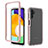Coque Rebord Contour Silicone et Vitre Transparente Housse Etui 360 Degres ZJ1 pour Samsung Galaxy A13 5G Or Rose