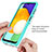 Coque Rebord Contour Silicone et Vitre Transparente Housse Etui 360 Degres ZJ1 pour Samsung Galaxy A13 5G Petit