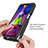 Coque Rebord Contour Silicone et Vitre Transparente Housse Etui 360 Degres ZJ1 pour Samsung Galaxy M51 Petit