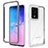 Coque Rebord Contour Silicone et Vitre Transparente Housse Etui 360 Degres ZJ1 pour Samsung Galaxy S20 Ultra 5G Blanc