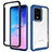 Coque Rebord Contour Silicone et Vitre Transparente Housse Etui 360 Degres ZJ1 pour Samsung Galaxy S20 Ultra 5G Bleu