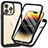 Coque Rebord Contour Silicone et Vitre Transparente Housse Etui 360 Degres ZJ3 pour Apple iPhone 13 Pro Max Noir