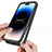 Coque Rebord Contour Silicone et Vitre Transparente Housse Etui 360 Degres ZJ3 pour Apple iPhone 14 Pro Max Petit