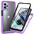 Coque Rebord Contour Silicone et Vitre Transparente Housse Etui 360 Degres ZJ3 pour Motorola Moto G23 Violet