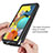 Coque Rebord Contour Silicone et Vitre Transparente Housse Etui 360 Degres ZJ3 pour Samsung Galaxy M40S Petit