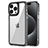 Coque Rebord Contour Silicone et Vitre Transparente Housse Etui AC2 pour Apple iPhone 15 Pro Noir