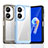 Coque Rebord Contour Silicone et Vitre Transparente Housse Etui J01S pour Asus Zenfone 9 Petit