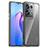 Coque Rebord Contour Silicone et Vitre Transparente Housse Etui J01S pour Oppo Reno8 Pro+ Plus 5G Gris