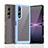 Coque Rebord Contour Silicone et Vitre Transparente Housse Etui J01S pour Sony Xperia 1 V Petit