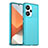 Coque Rebord Contour Silicone et Vitre Transparente Housse Etui J02S pour Xiaomi Redmi Note 13 Pro+ Plus 5G Bleu