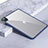 Coque Rebord Contour Silicone et Vitre Transparente Housse Etui pour Apple iPad Pro 11 (2020) Bleu