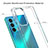 Coque Rebord Contour Silicone et Vitre Transparente Housse Etui pour Motorola Moto Edge Lite 5G Petit
