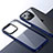 Coque Rebord Contour Silicone et Vitre Transparente Housse Etui QC2 pour Apple iPhone 13 Pro Max Bleu
