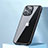 Coque Rebord Contour Silicone et Vitre Transparente Housse Etui QC3 pour Apple iPhone 13 Pro Max Noir