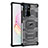 Coque Rebord Contour Silicone et Vitre Transparente Housse Etui WL1 pour Samsung Galaxy Note 20 Ultra 5G Noir