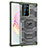 Coque Rebord Contour Silicone et Vitre Transparente Housse Etui WL1 pour Samsung Galaxy Note 20 Ultra 5G Pastel Vert