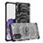Coque Rebord Contour Silicone et Vitre Transparente Housse Etui WL1 pour Samsung Galaxy S20 Noir