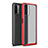 Coque Rebord Contour Silicone et Vitre Transparente Housse Etui WL1 pour Xiaomi Redmi 9 Power Rouge