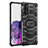 Coque Rebord Contour Silicone et Vitre Transparente Housse Etui WL2 pour Samsung Galaxy S20 Plus Noir