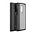 Coque Rebord Contour Silicone et Vitre Transparente Miroir Housse Etui H01 pour OnePlus 8 Pro Noir