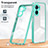 Coque Rebord Contour Silicone et Vitre Transparente Miroir Housse Etui H01P pour Realme C33 Petit