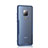 Coque Rebord Contour Silicone et Vitre Transparente Miroir Housse Etui H04 pour Huawei Mate 20 Bleu