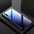 Coque Rebord Contour Silicone et Vitre Transparente Miroir Housse Etui M01 pour Huawei Honor Magic 2 Bleu