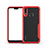 Coque Rebord Contour Silicone et Vitre Transparente Miroir Housse Etui M01 pour Huawei Nova 3e Rouge