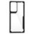 Coque Rebord Contour Silicone et Vitre Transparente Miroir Housse Etui M02 pour Samsung Galaxy Note 20 Ultra 5G Petit