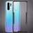 Coque Rebord Contour Silicone et Vitre Transparente Miroir Housse Etui M03 pour Huawei P30 Pro Petit