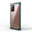 Coque Rebord Contour Silicone et Vitre Transparente Miroir Housse Etui M03 pour Samsung Galaxy Note 20 Ultra 5G Petit