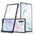 Coque Rebord Contour Silicone et Vitre Transparente Miroir Housse Etui MQ1 pour Samsung Galaxy Note 10 Plus 5G Petit