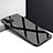 Coque Rebord Contour Silicone et Vitre Transparente Miroir Housse Etui N01 pour Apple iPhone 12 Pro Max Noir