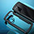 Coque Rebord Contour Silicone et Vitre Transparente Miroir Housse Etui N01 pour Huawei P40 Noir